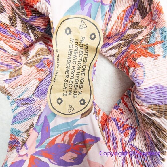 NEW Free People Citrine Dakota  aloha blooms floral bikini bottom, size M - Picture 12 of 13